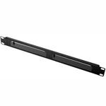MaxLink 1U 19" black mounting frame for POES-8-7P a POESG-8-7P switchs