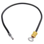 DC-DC cable between battery and power source, 120cm, M6 hole - wire end