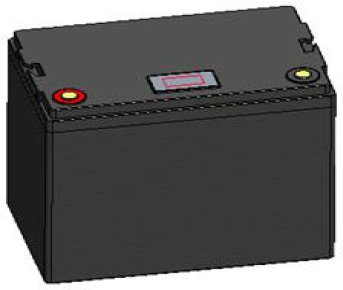 MaxLink LiFePO4 battery with LCD, 12V, 150Ah