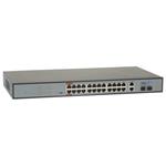 MaxLink PoE switch PSBT-28-24P-250, 26x LAN/24x PoE 250m, 2x SFP, 802.3af/at/bt, 250W