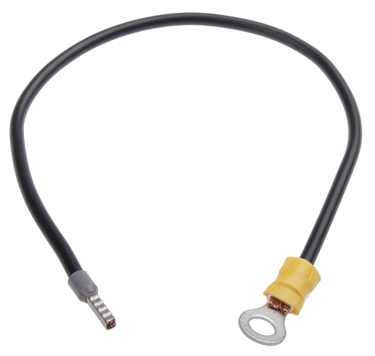 DC-DC cable between battery and power source, 90cm, M6 hole - wire end