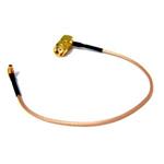 Pigtail 25cm RG316 MMCX - RSMA male 90° angled