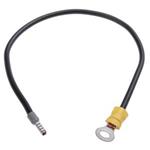 DC-DC cable between battery and power source, 90cm, M6 hole - wire end