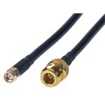 Pigtail RF240 0,3m - N female / SMA male